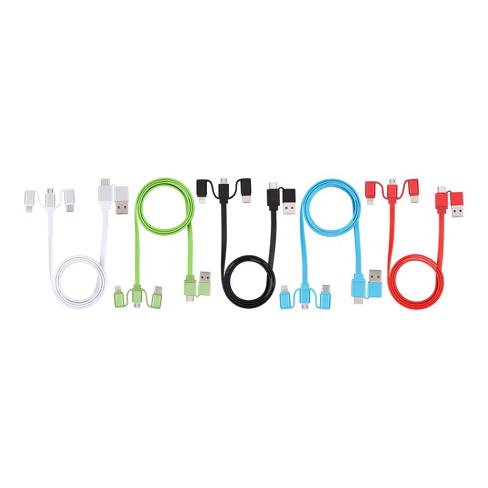 CABLE 6 EN 1, 1 m COLORES SURTIDOS