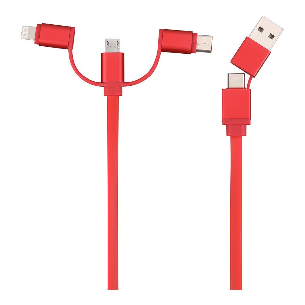 CABLE 6 EN 1, 1 m COLORES SURTIDOS - Imagen 3