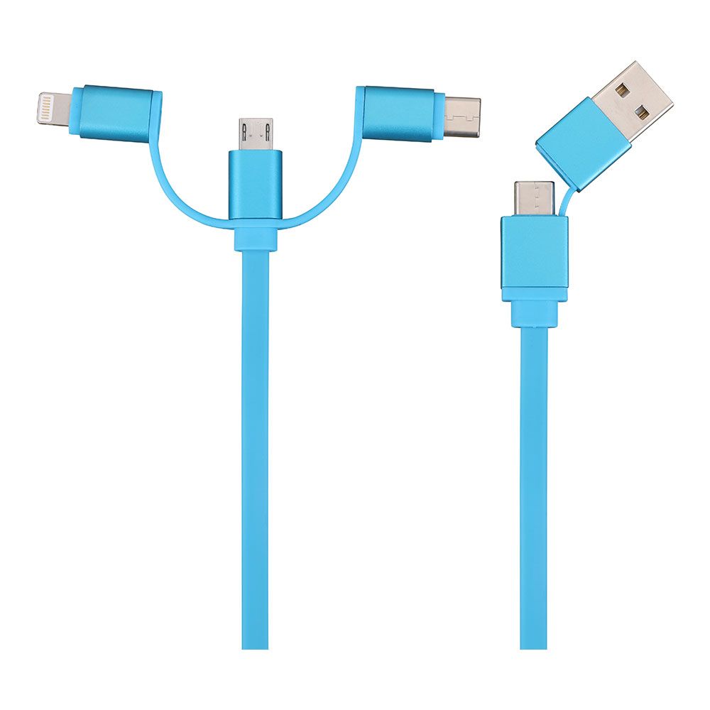 CABLE 6 EN 1, 1 m COLORES SURTIDOS - Imagen 4