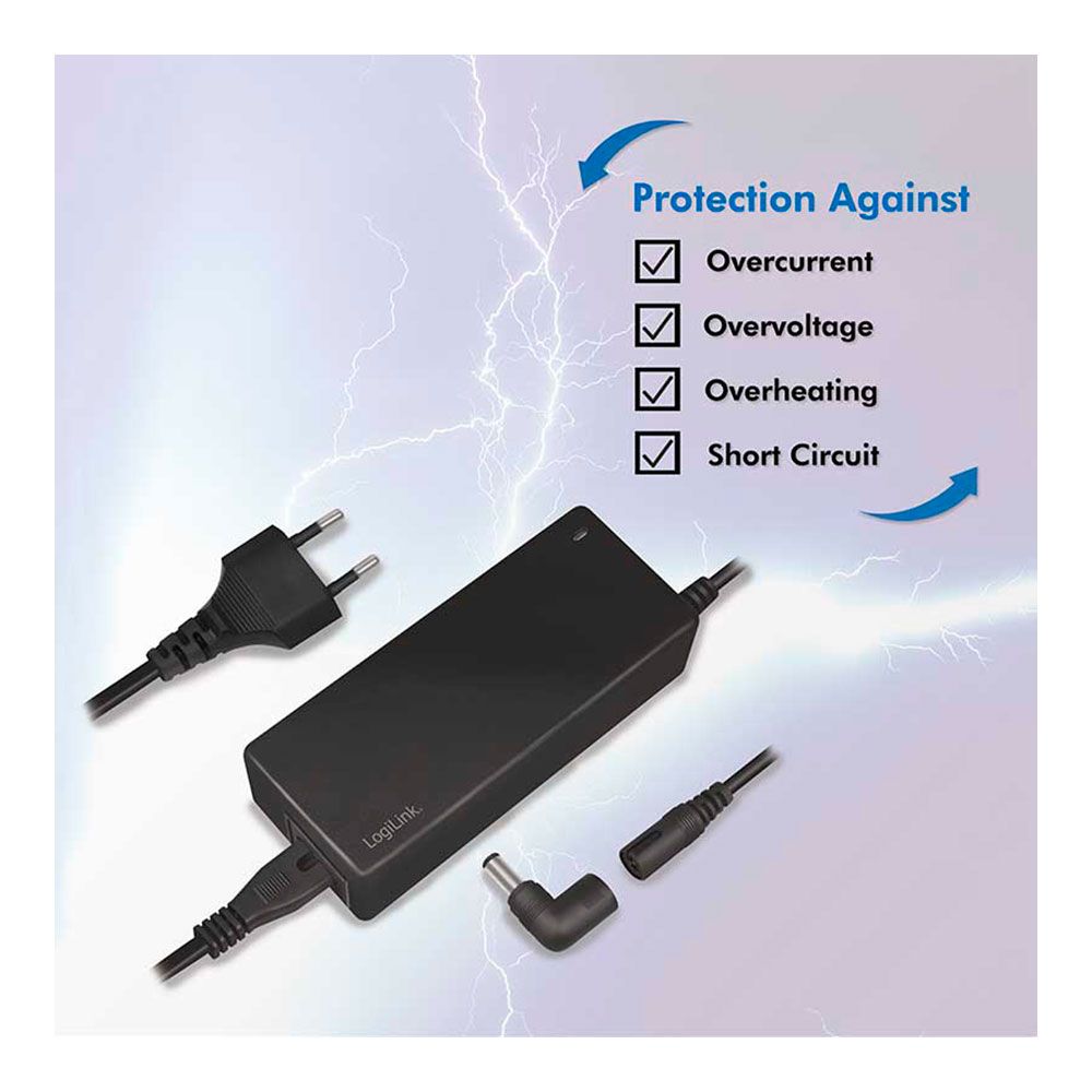 ALIMENTADOR UNIVERSAL PORTATIL 90W LOGILINK - Imagen 2