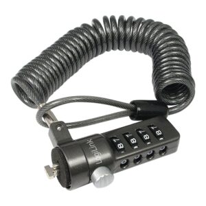 CABLE ANTIRROBO PARA PORTATIL CON COMBINACION 4 CIFRAS NEGRO LOGILINK