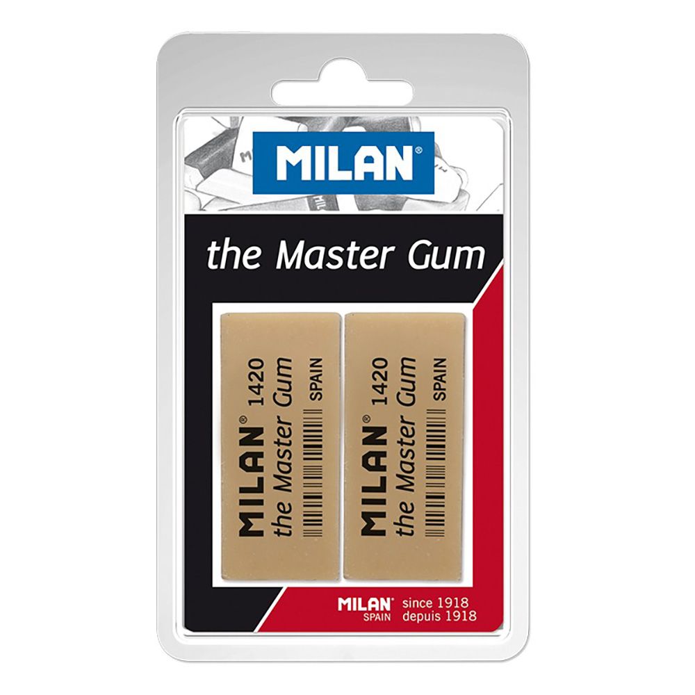 GOMAS DE BORRAR MIGA DE PAN MASTER GUM, BLISTER 2 uds - Imagen 2