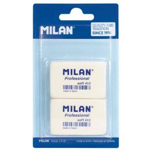 GOMAS DE BORRAR SOFT 412 PROFESSIONAL, BLISTER 2 uds