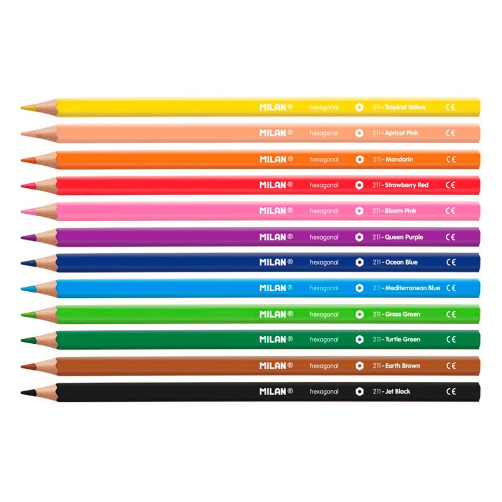 PACK CON 12 LAPICES DE COLORES