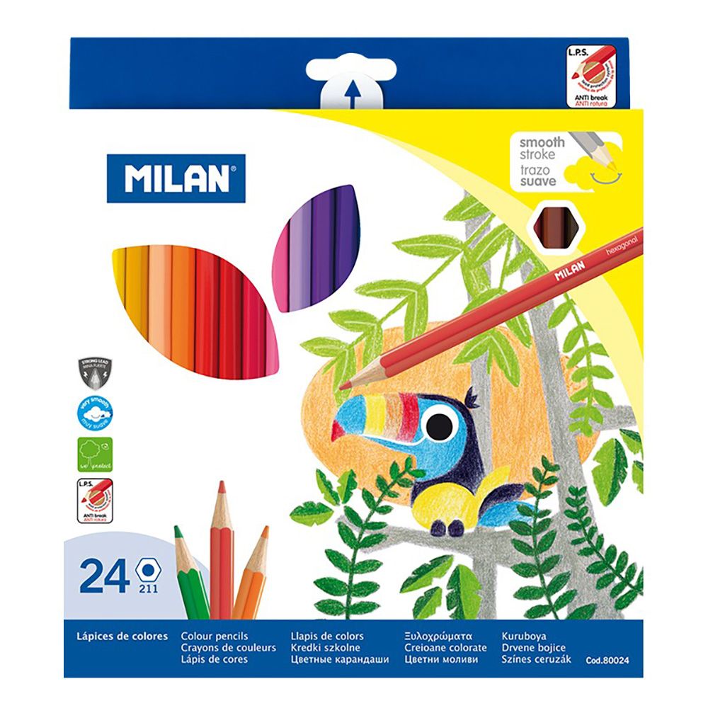 PACK CON 24 LAPICES DE COLORES