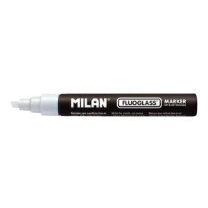 ROTULADOR BORRABLES FLUOGLASS 2 - 4 mm BLANCO EN BLISTER