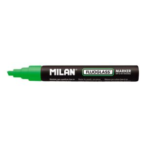 ROTULADOR BORRABLES FLUOGLASS 2 - 4 mm VERDE EN BLISTER