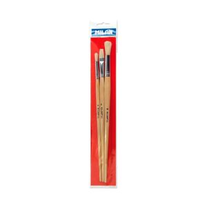 PINCELES PARA OLEO, ACRILICO SERIE 512 N° 6 Y 10, SERIE 522 N° 8, BLISTER 3 uds