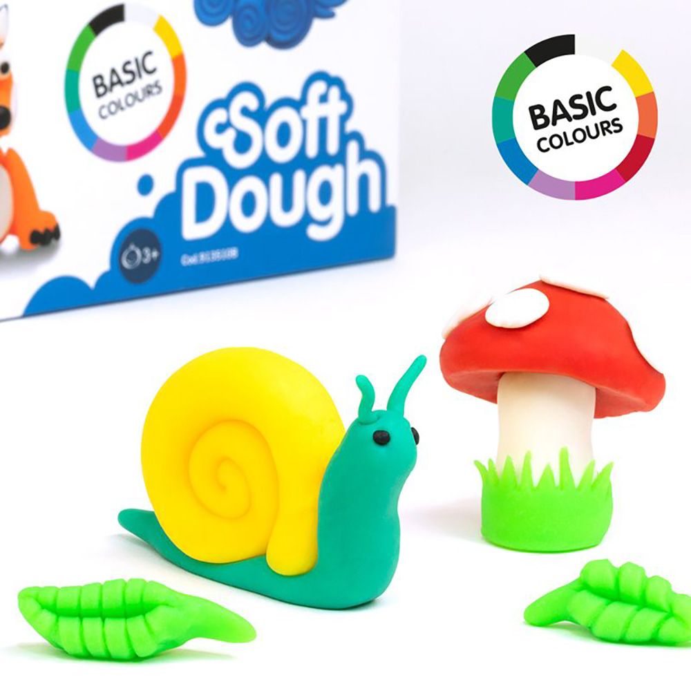 MALETÍN PASTA BLANDA SOFT DOUGH 10 BOTES 85 g COLORES SURTIDOS - Imagen 4