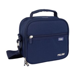 BOLSA ISOTÉRMICA PORTA ALIMENTOS SERIE 1918 AZUL MARINO CON 3 RECIPIENTES 3,5 L