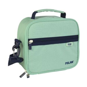 BOLSA ISOTÉRMICA PORTA ALIMENTOS SERIE 1918 VERDE CON 3 RECIPIENTES 3,5 L
