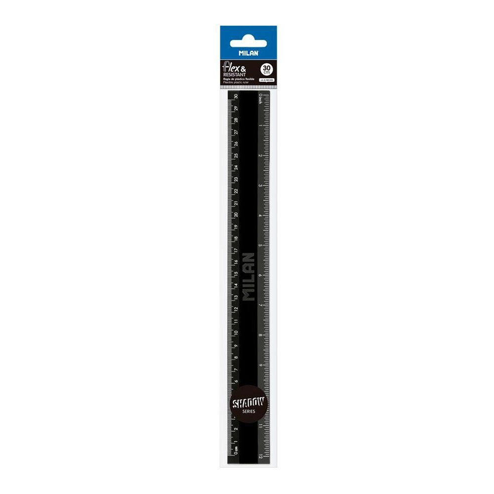 REGLA SERIE SHADOW NEGRA 30 cm - Imagen 2
