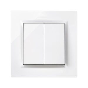 DOBLE CONMUTADOR BLANCO