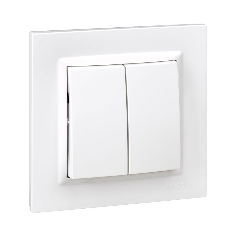 DOBLE CONMUTADOR BLANCO - Imagen 2