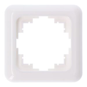 MARCO 1 ELEMENTO EMPOTRAR "SERIE TERM" BLANCO 80x80mm (BOLSA BLISTER)