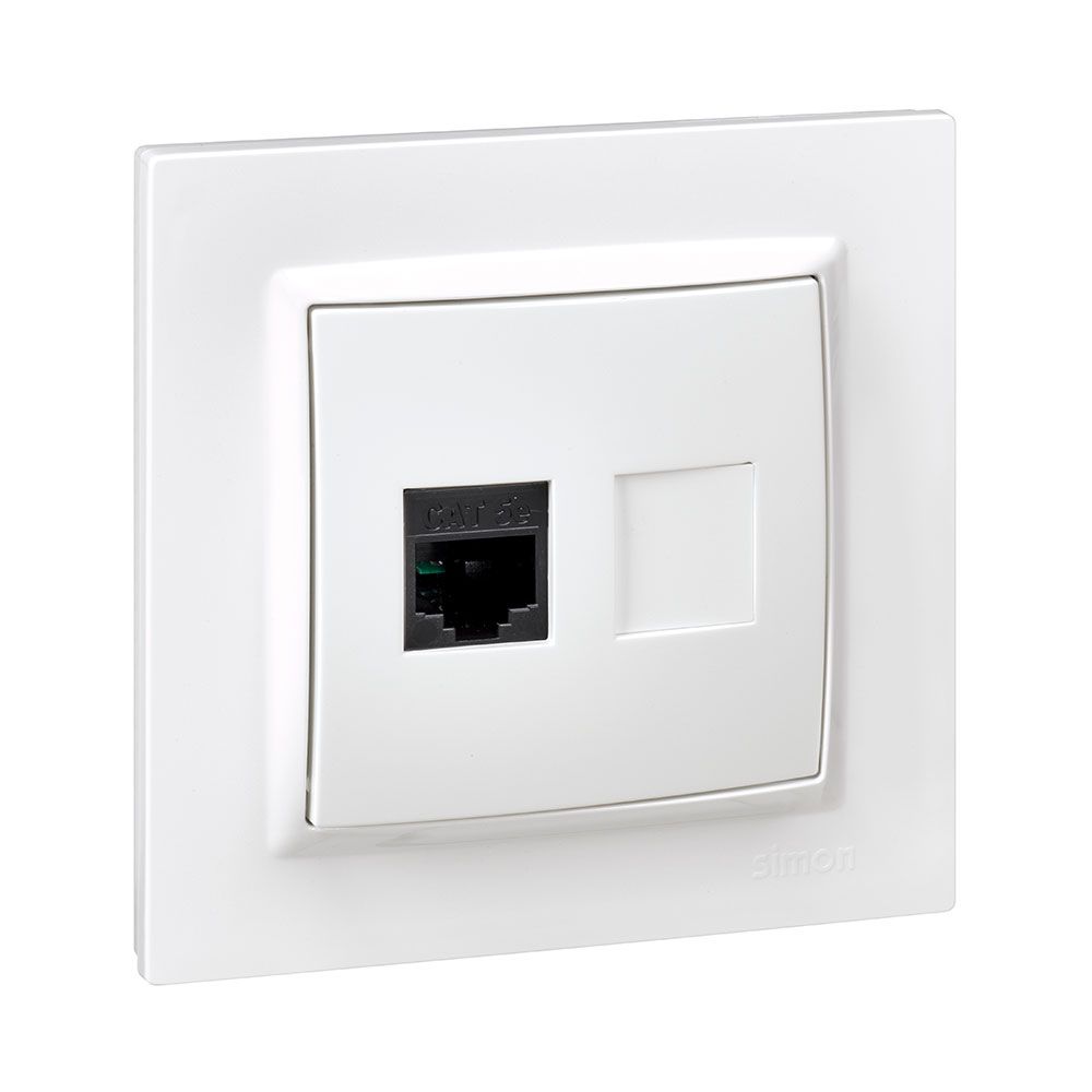 BASE RJ45 CAT.5E BLANCO - Imagen 2