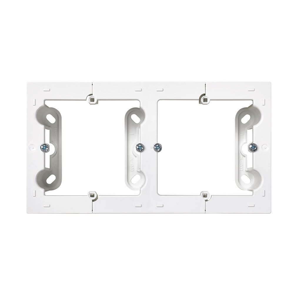 CAJA DE SUPERFICIE DOBLE BLANCO - Imagen 2