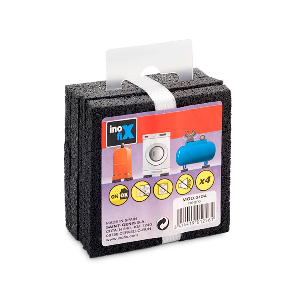 ALMOHADILLA ANTI VIBRACION 3104-3-000 (BLISTER 4 unid.) INOFIX - Imagen 2