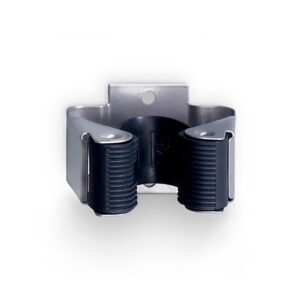 COLGADOR ESCOBAS ADHESIVO CROMO MATE 2055-7-000 (BLISTER 2 unid.) INOFIX
