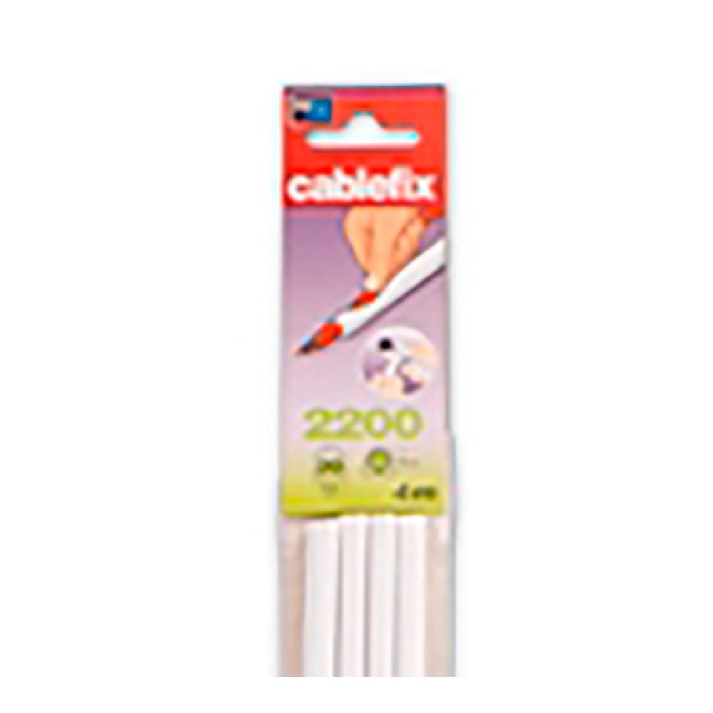 CABLEFIX ADHESIVO BLANCO 4 m 5,5 x 5 mm, BLISTER - Imagen 2