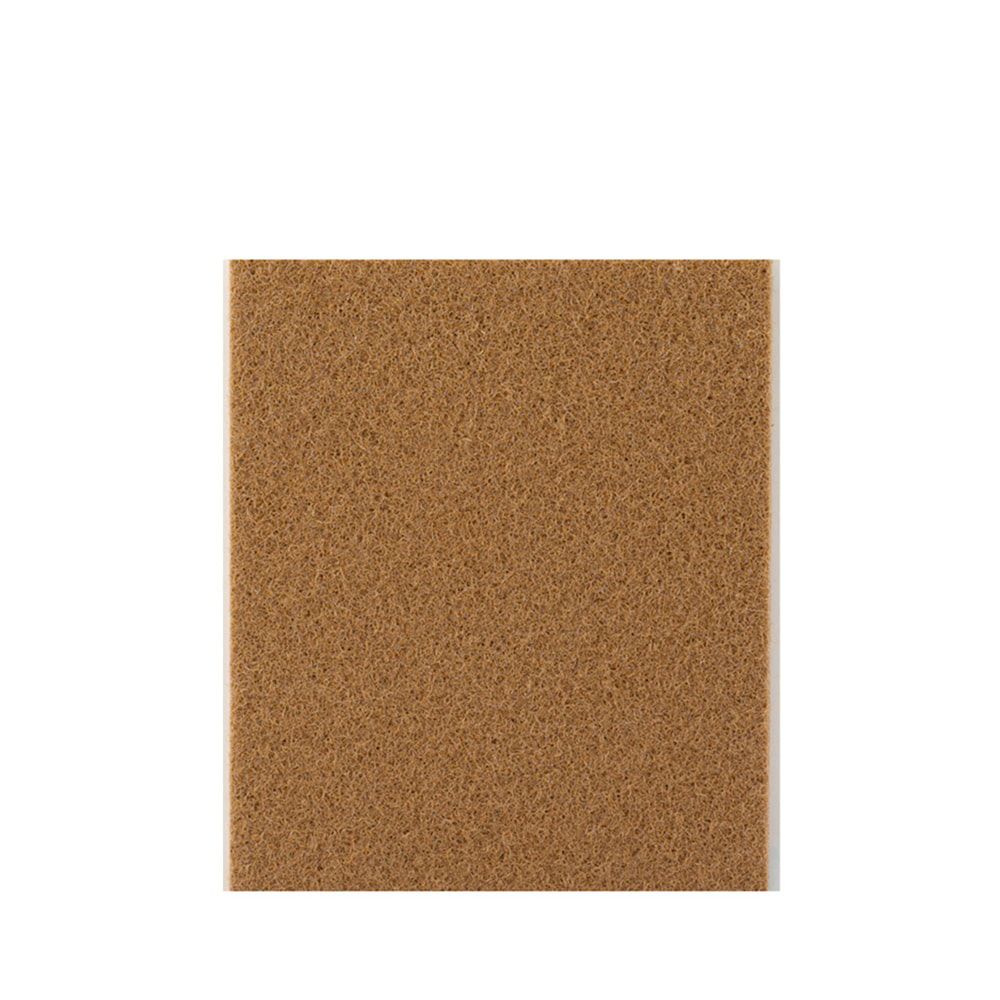 FIELTRO ADHESIVO, PLACA, SINTÉTICO, MARRÓN, 100 x 85 mm, BLISTER