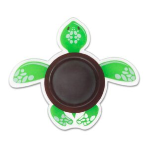 TOPE DE PARED INFANTIL ADHESIVO, MODELO TORTUGA, 77 x 67 x 18 mm, BLISTER
