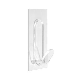 COLGADOR ADHERENTE REUTILIZABLE "J" TRANSPARENTE 1296-0 INOFIX