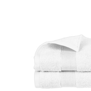 TOALLA DE RIZO 450 g / m² COLOR BLANCO 30 x 50 cm