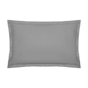 FUNDA DE ALMOHADA ALGODÓN GRIS 70 x 50 cm