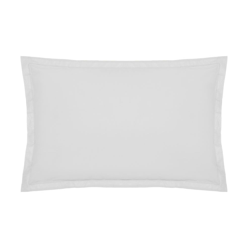 FUNDA DE ALMOHADA ALGODÓN BLANCO 70 x 50 cm