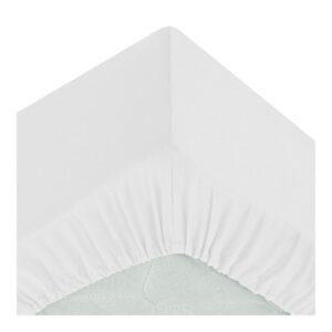 SÁBANA AJUSTABLE ALGODÓN BLANCO 140 x 190 cm