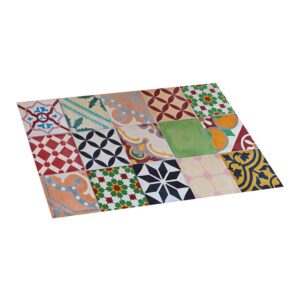 ALFOMBRA VINÍILICA MOSAICO COLOR, 45 x 75 cm