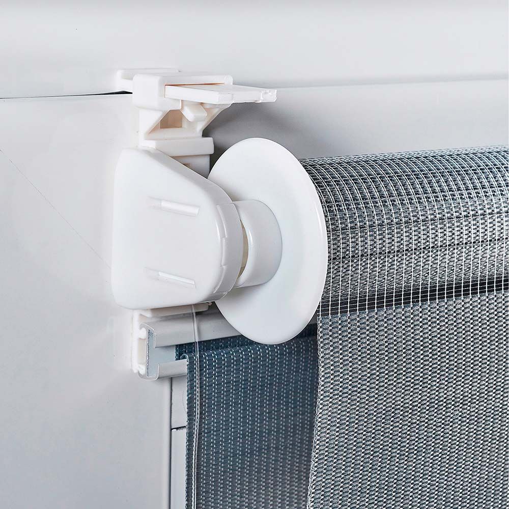 ESTOR ENROLLABLE CLIP & FIX, NOCHE & DIA, BLANCO 60 x 180 cm - Imagen 5