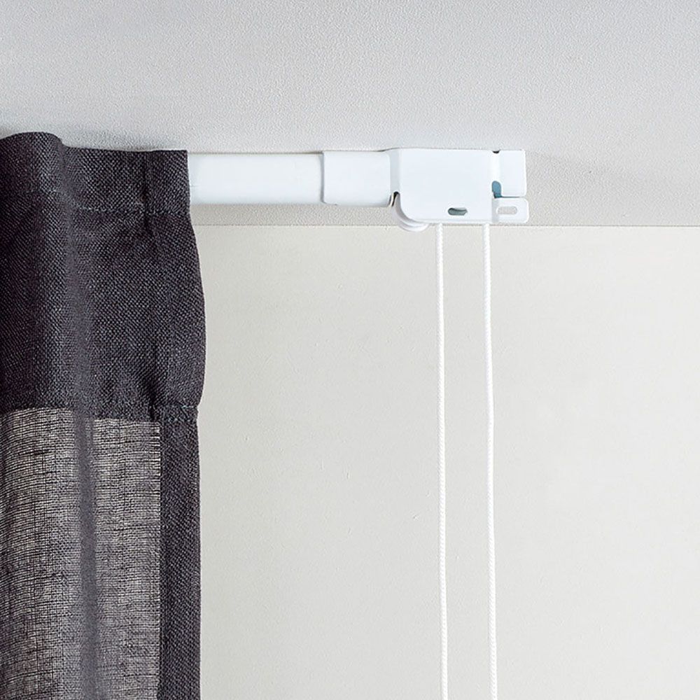 RIEL REFORZADO BLANCO EXTENSIBLE DE 120 - 210 cm - Imagen 3