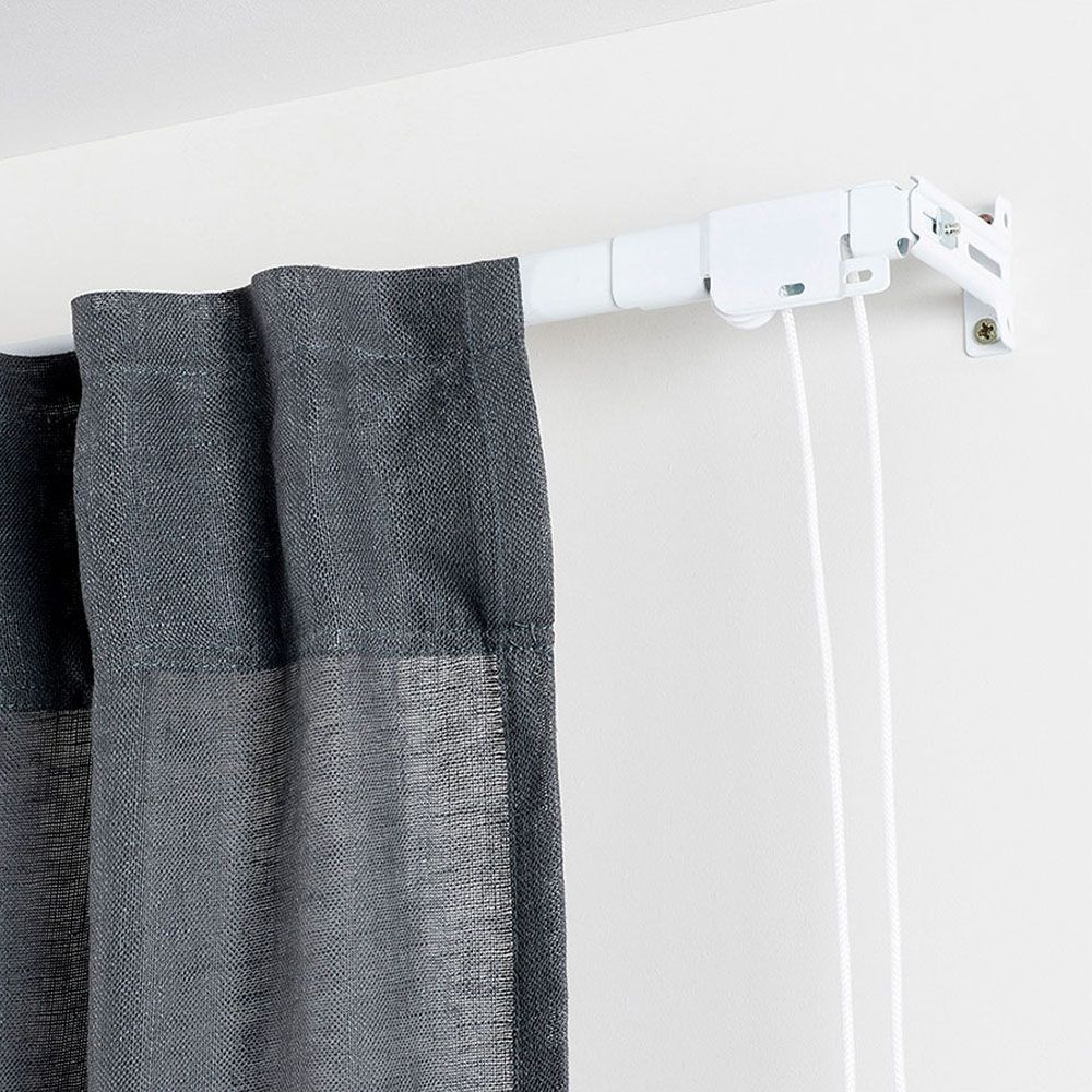 RIEL REFORZADO BLANCO EXTENSIBLE DE 120 - 210 cm - Imagen 4