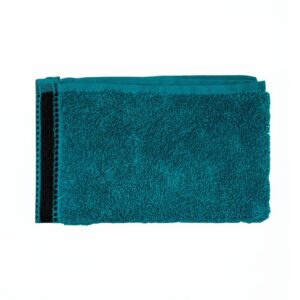 TOALLA DE BAÑO JOIA 550 g / m² 100 % ALGODÓN COLOR VERDE PETROL 30 x 50 cm