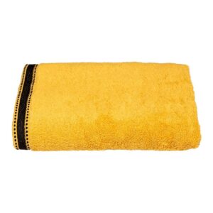 TOALLA DE BAÑO JOIA 550 g / m² 100 % ALGODÓN COLOR MOSTAZA 70 x 130 cm