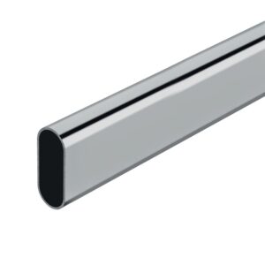 BARRA ARMARIO OVALADA CROMADA 100cm CINTACOR - STORPLANET