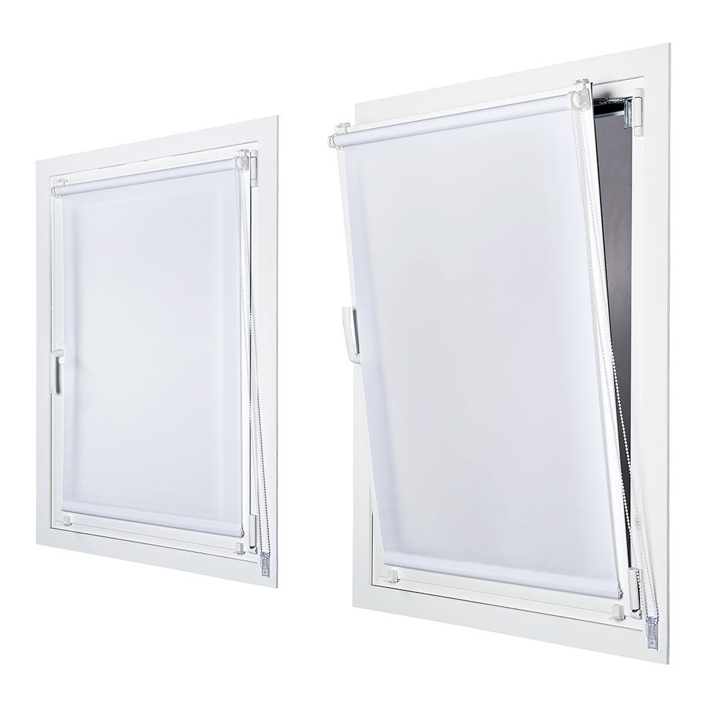 ESTOR ENROLLABLE CLIP & FIX BLANCO NIEVE 75 x 180 cm - Imagen 2