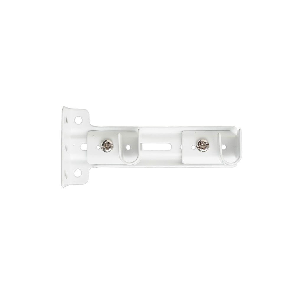 SOPORTE LATERAL DOBLE RIEL REFORZADO BLANCO, 2 uds - Imagen 2