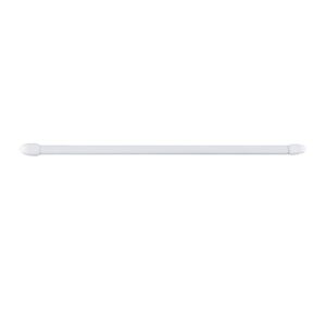 PORTAVISILLO EXTENSIBLE PLANO BLANCO, Ø1,1 x 30 - 45 cm, 2 uds