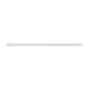 PORTAVISILLO EXTENSIBLE PLANO BLANCO, Ø1,1 x 80 - 145 cm, 2 uds