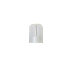 SOPORTE ADHESIVO PORTAVISILLO BLANCO, 4 uds