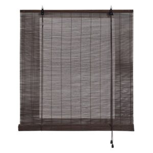 ESTOR ENROLLABLE BAMBÚ OCRE WENGUE 120 x 175 cm