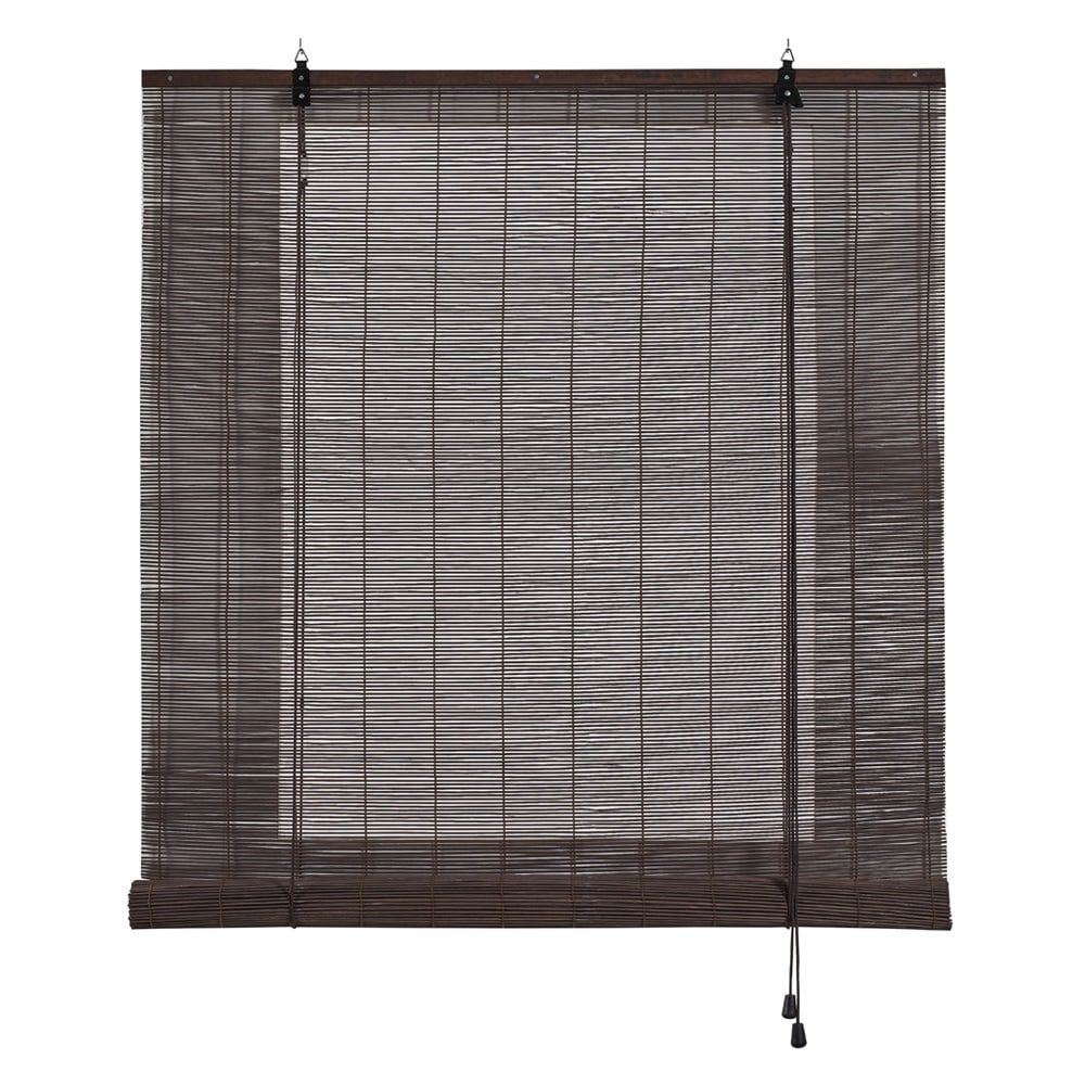 ESTOR ENROLLABLE BAMBÚ OCRE WENGUE 150 x 175 cm