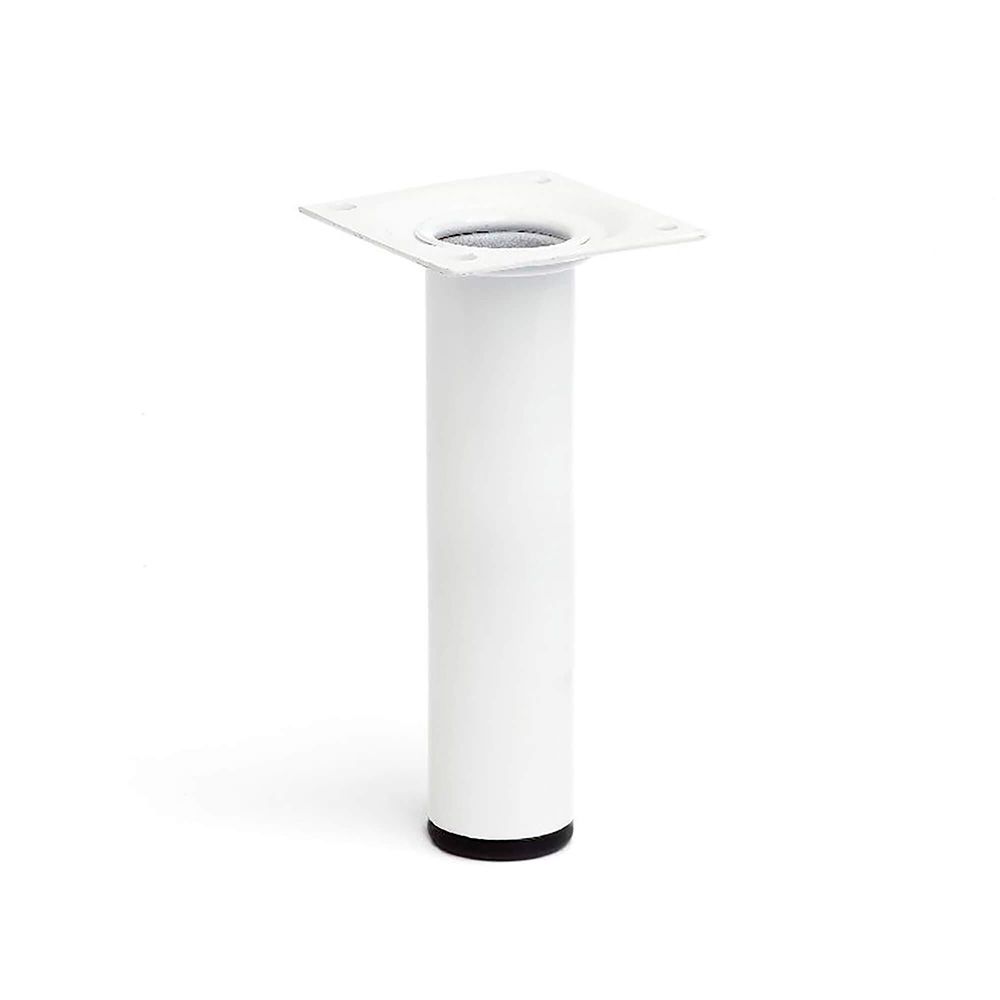 PATA CILÍNDRICA MOD. 401G DE ACERO CON ACABADO BLANCO Ø30 x 150 mm