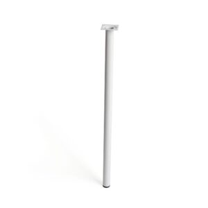 PATA CILÍNDRICA MOD. 401G DE ACERO CON ACABADO BLANCO Ø30 x 700 mm