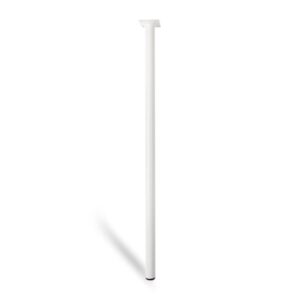 PATA CILÍNDRICA MOD. 401G DE ACERO CON ACABADO BLANCO Ø30 x 800 mm