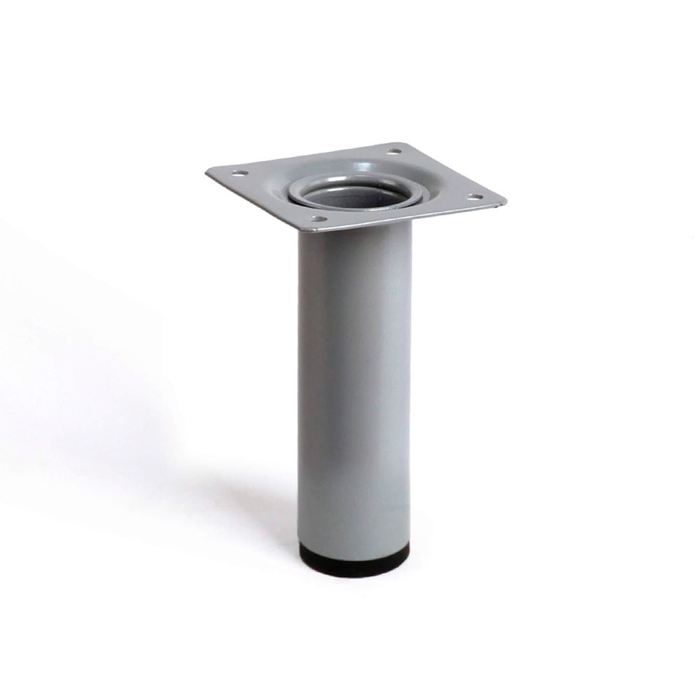 PATA CILÍNDRICA MOD. 401G DE ACERO CON ACABADO CROMO MATE Ø30 x 100 mm