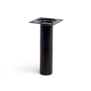 PATA CILÍNDRICA MOD. 401G DE ACERO CON ACABADO NEGRO Ø30 x 150 mm